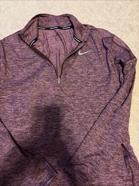 Nike Heather Plum/heathered pink Quarter-Zip Pullover